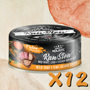 Absolute Holistic - Raw Stew Tuna & King Salmon & Duck Can for Cats & Dogs 80g X12