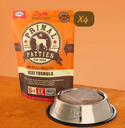 Primal Patties Frozen Beef Formula dog food 6lbX4