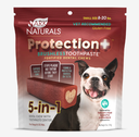 Ark Naturals Dog Protection+ Brushless Toothpaste Dental Chews Small size 8-12lbs Dog Treats 12oz