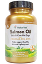 NaturVet Salmon Oil Skin & Coat Gel Caps 60g