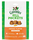 Greenies - PILL POCKETS 犬用餵藥小食 (芝士味 ) 膠囊用 7.9oz (30粒) (平行進口)