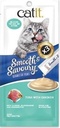  Catit Smooth & Savoury Chicken & Tuna Lickable Cat Treats 15gx4