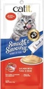 Catit Smooth & Savoury Salmon with tuna & crab Lickable Cat Treats 15gx4