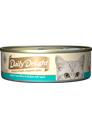 Daily Delight Skipjack Tuna White & Chicken With Squid Canned Cat Food 80g #DD46