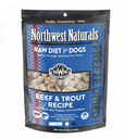 Northwest Naturals 無穀物凍乾狗糧 – 牛肉、鱒魚配方 25oz 