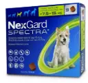 NexGard SPECTRA 驅蟲 咀嚼片(>7.5 - 15公斤的中型犬用)