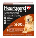 Heartgard Plus 防心絲蟲咀嚼片 (51lbs至100lbs 大型犬用 - 啡色)