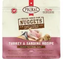 Primal Freeze Dried Raw Nuggets Turkey & Sardine Recipe Dog Food 5.5oz