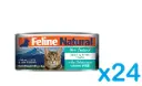 Feline Natural F9 牛肉及藍尖尾鱈魚盛宴 貓罐 貓濕糧 85g x24